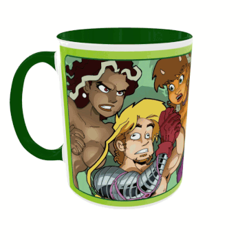 Taza Green Onions (diseño #2)