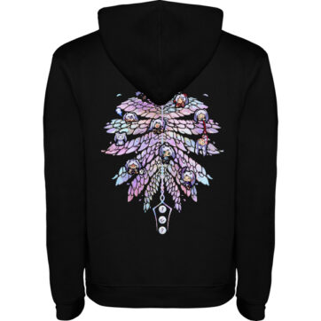 Sudadera Negra Unisex Premium – Colección Oficial ELPGP x Splashmalo (Pegepitos Wings Edition)